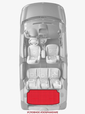 ЭВА коврики «Queen Lux» багажник для Chery M11